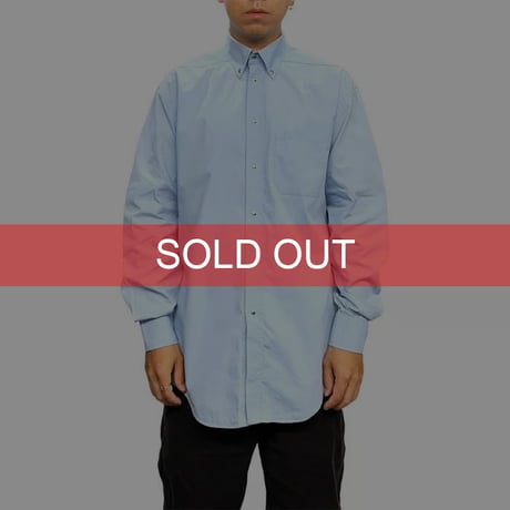 【USED】80'S-90'S THIERRY MUGLER SNAP BUTTON SHIRT SKY BLUE