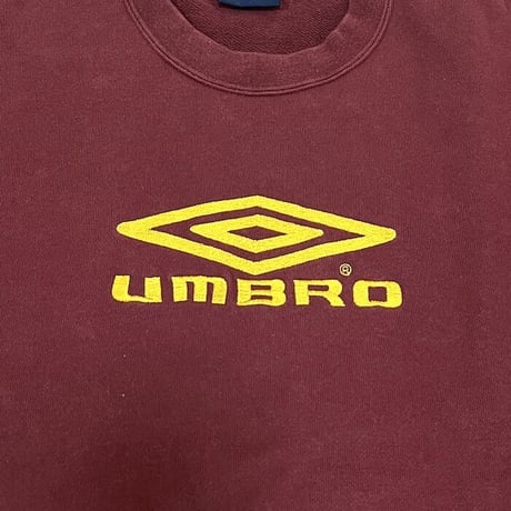 【USED】90'S-00'S UMBRO LOGO EMBROIDERY SWAETSHIRT