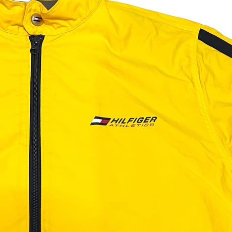 【USED】90's-00's HILFIGER ATHLETICS NYLON JACKEY YELLOW