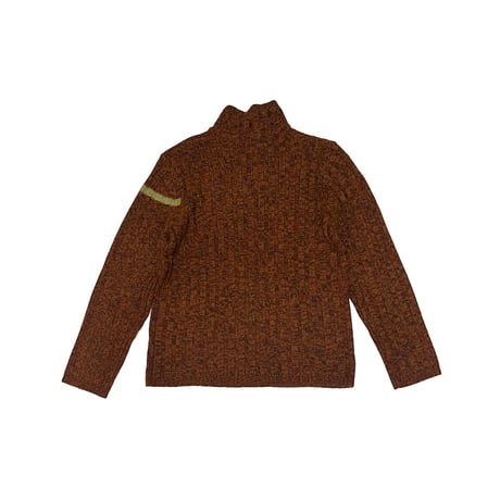 【USED】90's-00's DKNY HI-NECK LINE KNIT SWEATER
