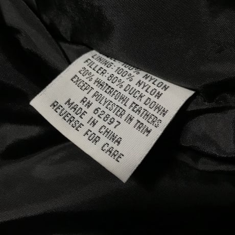 【USED】90'S FIRST DOWN USA DOWN JACKET