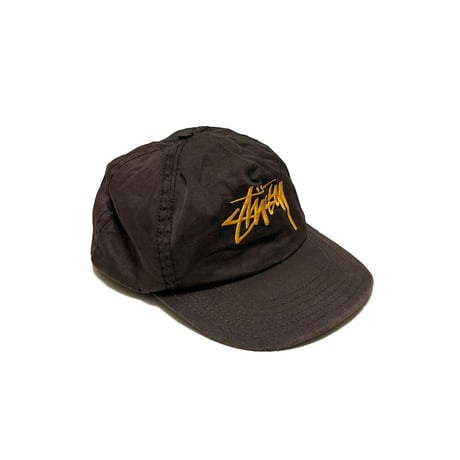 【USED】80's OLD STUSSY LOGO EMBROIDERED CAP