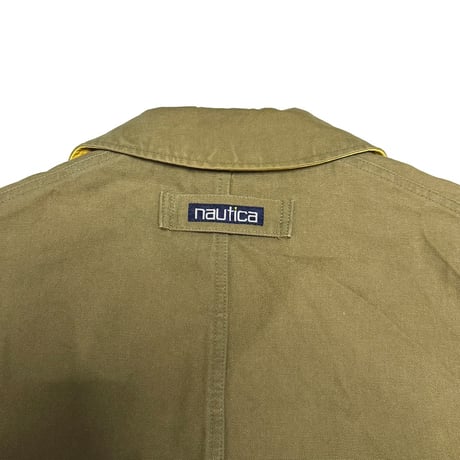 【USED】90's-00's nautica Duck Canvas Marine Work Jacket