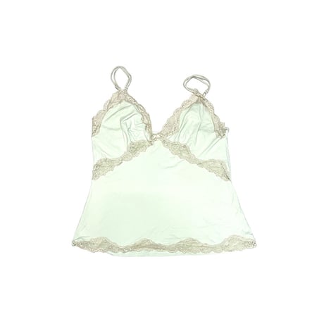 【USED】60's VINTAGE LINGERIE CAMISOLE PALE GREEN
