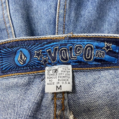 【USED】90'S  VOLCOM DENIM SHORTS MADE IN U.S.A.