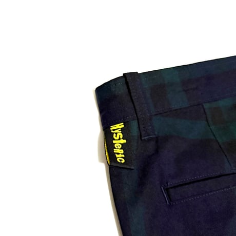 【USED】90's-00's HYSTERIC GLAMOUR BLACK WATCH TARTAN BONDAGE TROUSERS