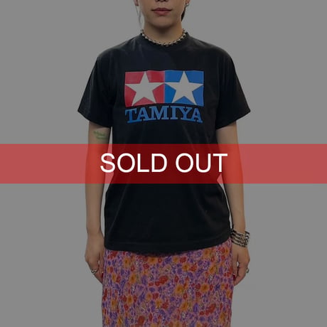 【USED】90's-00's TAMIYA LOGO T-SHIRT