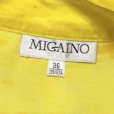 【USED】80'S MIGAINO SKIRT YELLOW