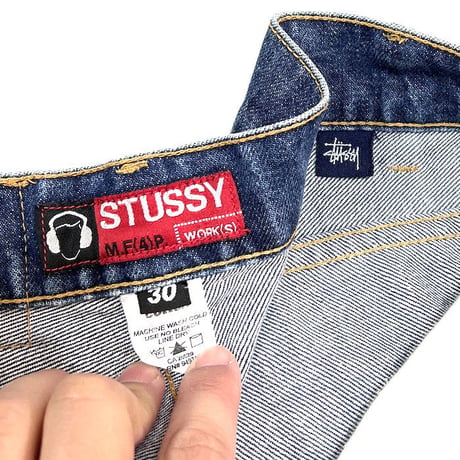 【USED】90'S-00'S STUSSY DENIM PANTS