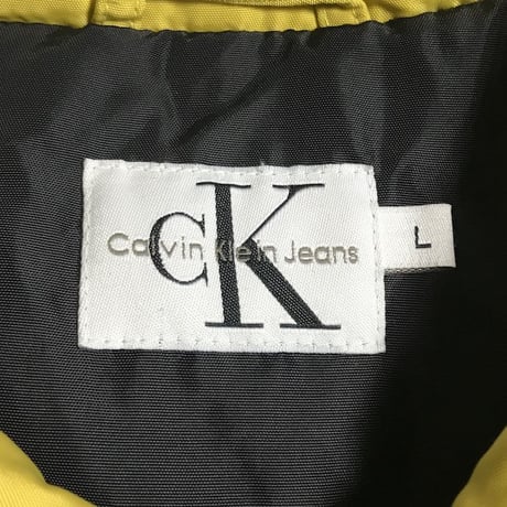 【USED】90'S CK CALVIN KLEIN JEANS PADDED NYLON JACKET