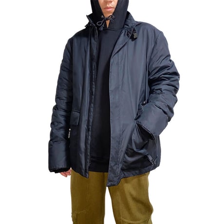 【USED】00'S MIU MIU DOWN JACKET with QUICK RELEASE BUCKLE
