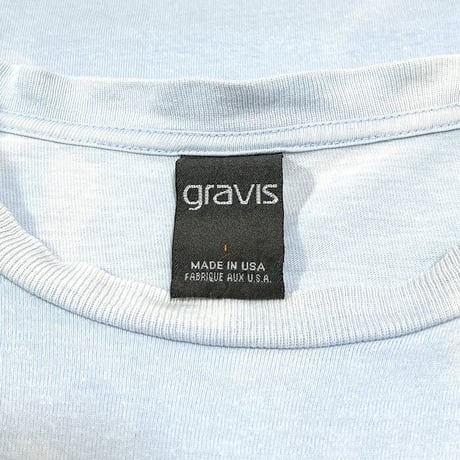 【USED】90'S-00'S GRAVIS BOX LOGO T-SHIRT