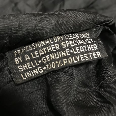 【USED】80'S OVERSIZED MOTORCYCLE LEATHER JACKET