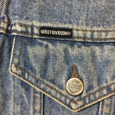 【USED】90'S HARLEY DAVIDSON DENIM JACKET