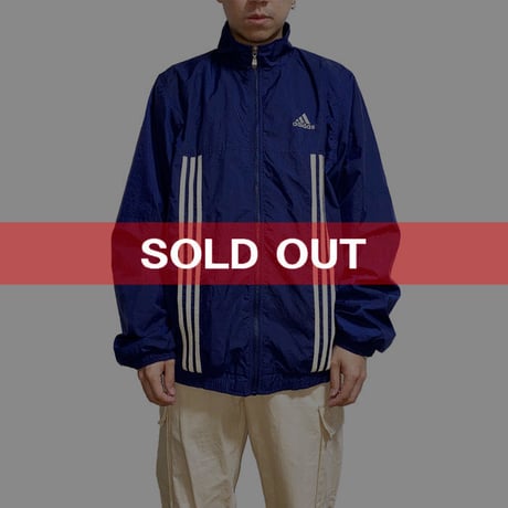 【USED】90'S-00'S ADIDAS PERFORMANCE LOGO NYLON JACKET