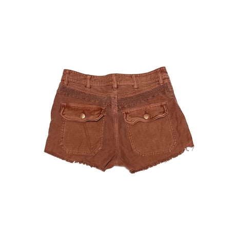 【USED】00's Free People GARMENT DYED SUMMER SHORTS