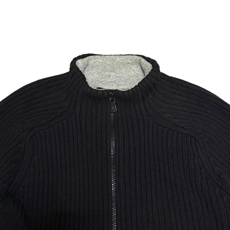【USED】90's-00's CK Calvin Klein Jeans Cotton Drivers Knit Jacket Made in U.S.A.