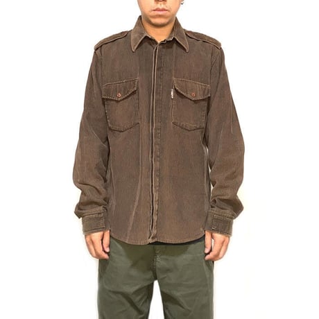【USED】00'S BURBERRY LONDON CORDUROY SHIRT