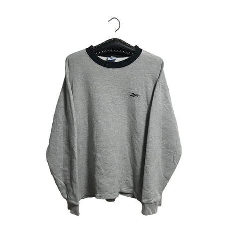 【USED】90'S REEBOK ONE POINT LOGO SWEATSHIRT