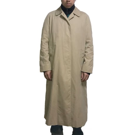 【USED】80'S BURBERRYS STAND FALL COLLAR COAT MADE IN ENGLAND