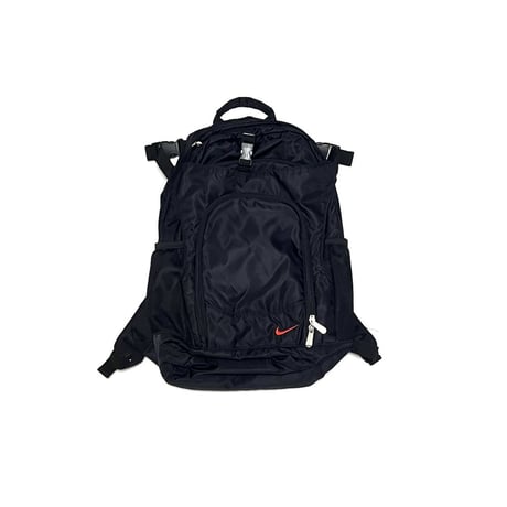 【USED】00's NIKE BACKPACK BLACK with RED SWOOSH