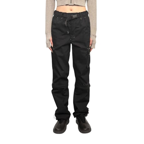 【USED】00's Y2K BADBOY GIMMICK PANTS BLACK