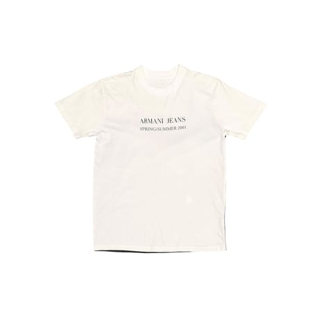 【USED】ARMANI JEANS 2001SS Bruce Weber Promotional Photo T-shirt