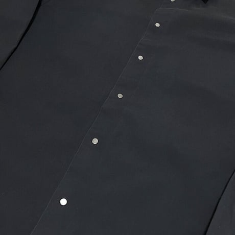 【USED】80'S-90'S MUGLER MEN SNAP BUTTON SHIRT BLACK SIZE:41