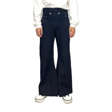 【USED】30'S-40'S US NAVY WOOL SAILOR PANTS