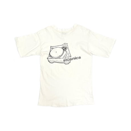 【USED】80'S-90'S STUSSY STUSNICS T-SHIRT