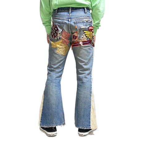 【USED】70'S LEVIS BIG "E" PATCHWORK JEANS