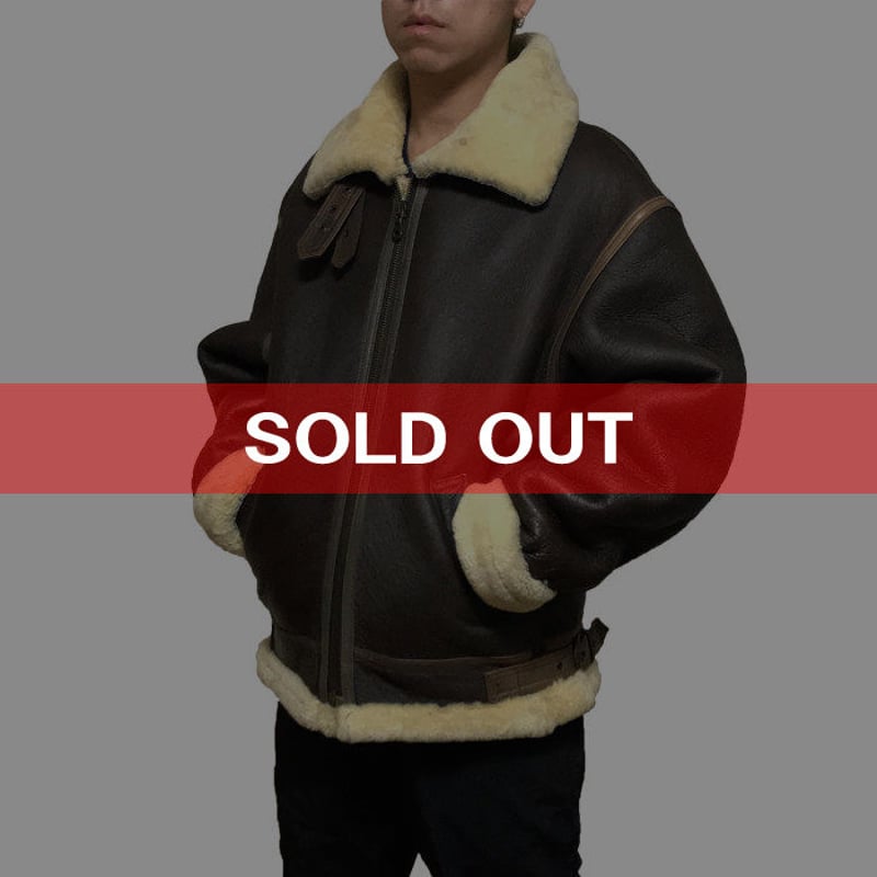 USED】MOUTON B-3 BOMER JACKET MADE BY TEODEM | USED】MOUTON B-3 BOMER JACKET MADE BY TEODEM |