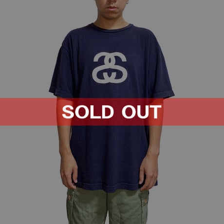 【USED】90'S STUSSY CHANEL LOGO T-SHIRT
