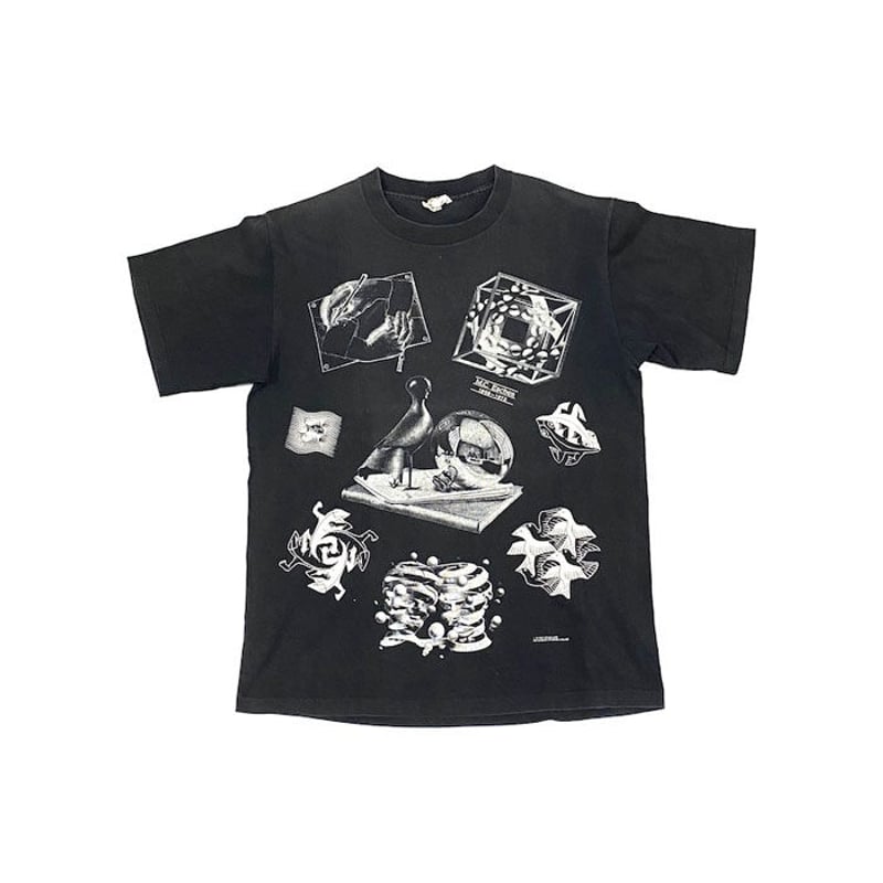USED】90'S M.C. ESCHER MULTI PRINT T-SHIRT | KO USED】90'S M.C. ESCHER MULTI PRINT T-SHIRT | KO