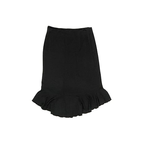 【USED】00'S bebe FRILLS SKIRT BLACK