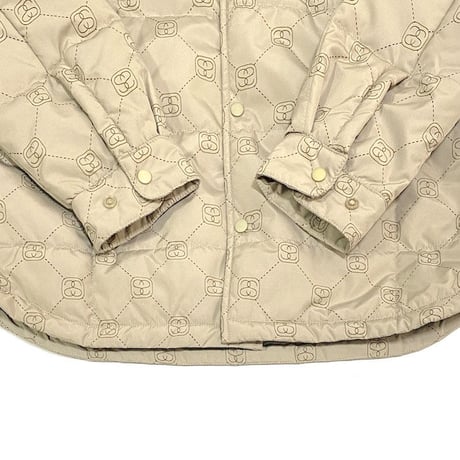 【USED】90'S-00'S STUSSY NEW MONOGRAM PADDED SHIRT