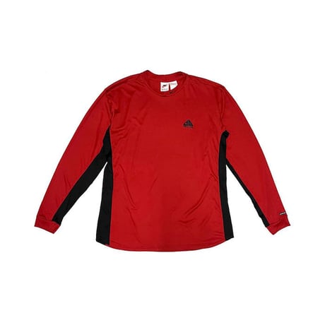 【USED】90'S NIKE ACG NECK SWOOSH L/S TOP RED