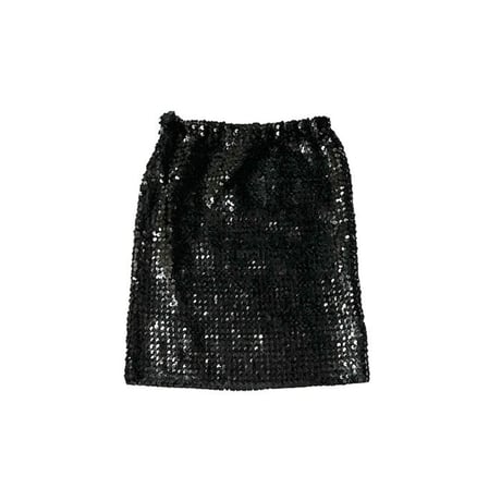 【USED】80'S SPANGLES TIGHT SKIRT