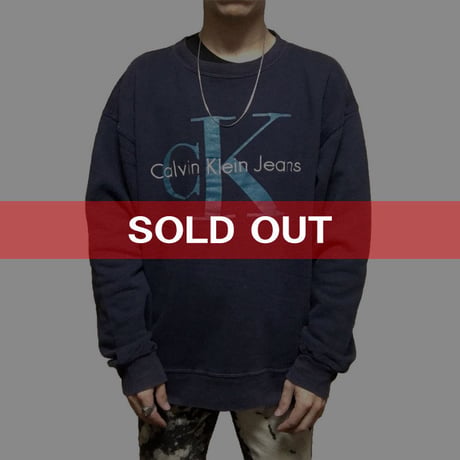 【USED】90'S CALVIN KLEIN JEANS SWEATSHIRT