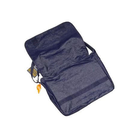 【DEAD STOCK】90's-00's W.&L.T.  "Kiss the Future" Denim Messenger Bag