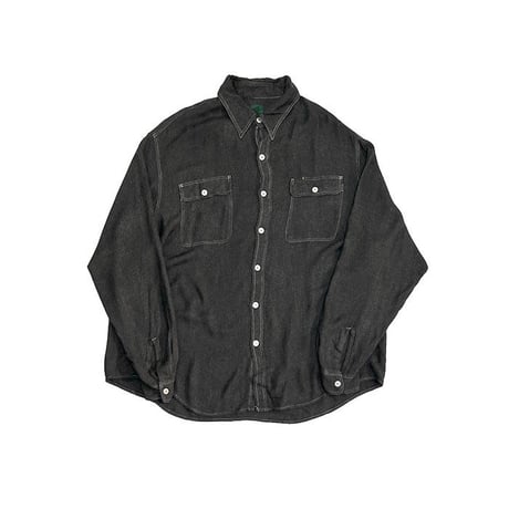 【USED】90'S JUNIOR GAULTIER WOOL VISCOSE SHIRT