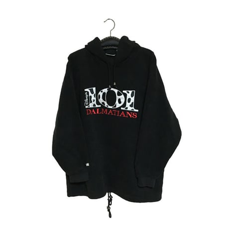 【USED】90'S 101 DALMATIANS FLEECE HOODIE