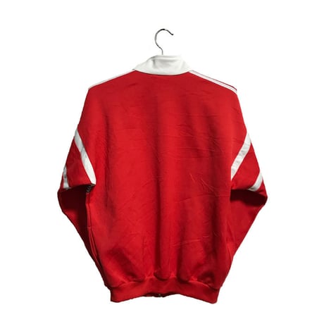 【USED】80'S ADIDAS OLD TRACK JACKET RED × WHITE