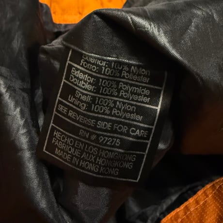 【USED】00's VANS ANOLAK NYLON JACKET NAVY × ORANGE