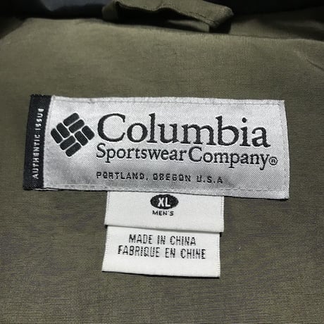 【USED】00'S COLUMBIA OVERSIZED DOWN JACKET WITH FUR HOOD