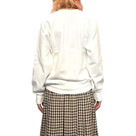 【USED】80'S HIPPIE BUTTERFLY PATCH SWEATSHIRT