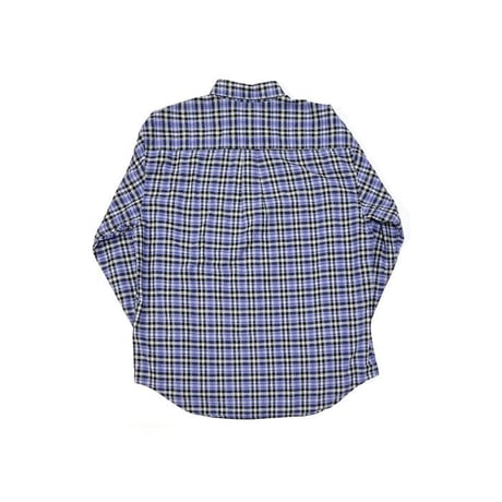 【USED】90'S OLD GAP CHECK B.D. SHIRT PURPLE