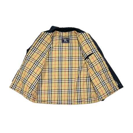 【USED】90'S BURBERRYS HARRINGTON JACKET NAVY