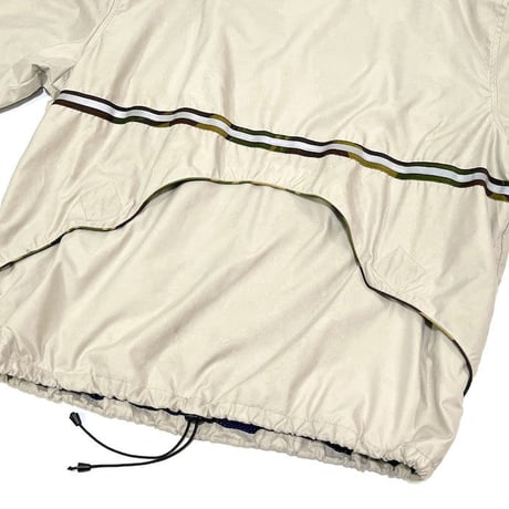 【USED】90'S MAHARISHI TECH CRACKLE HOODIE OFF-WHITE