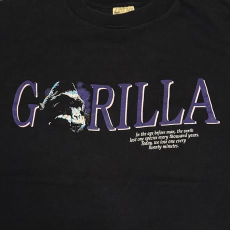 【USED】90's WWF “GORILLA” Graphic T-shirt